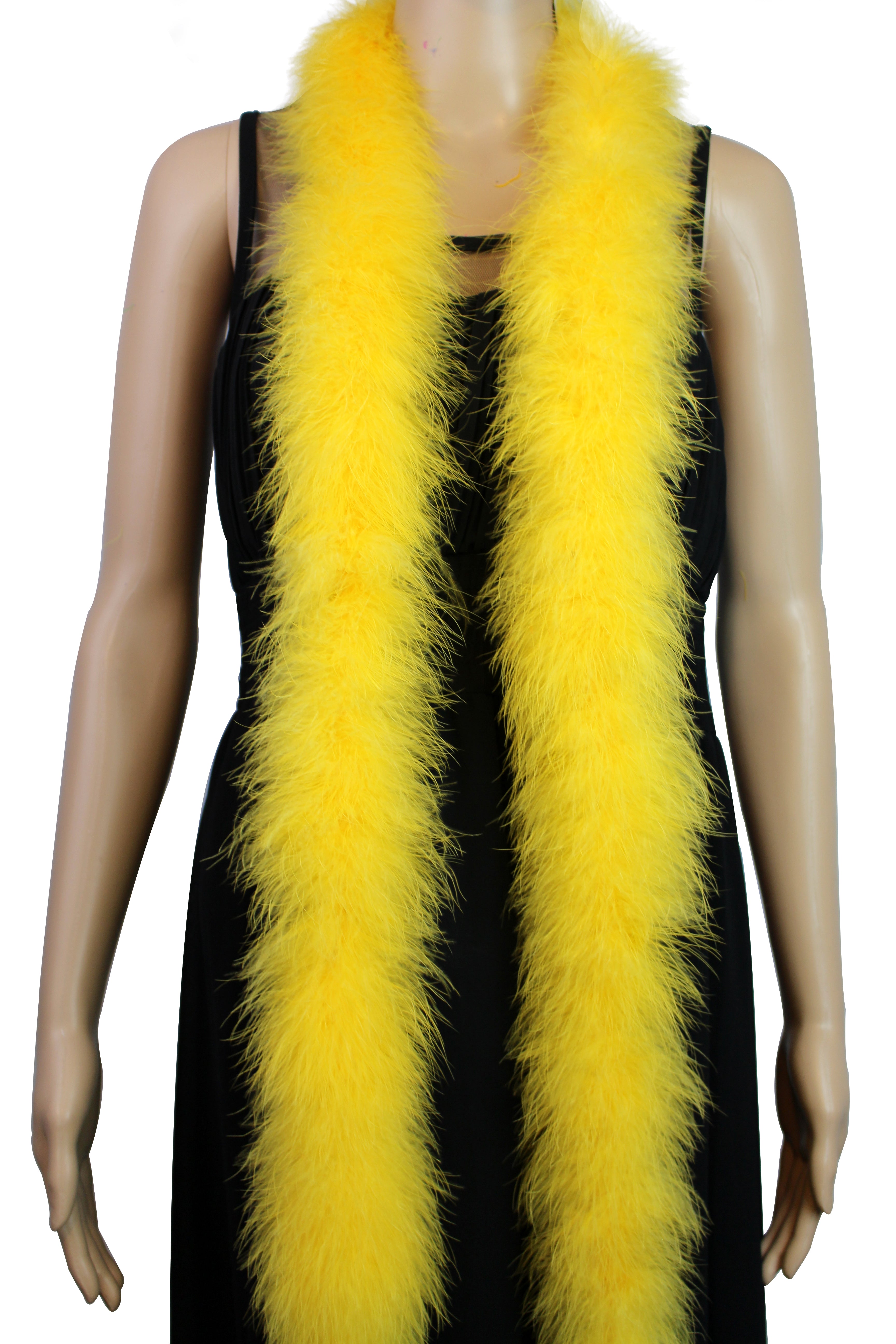 30 Gram Marabou Feather Boa: 2-Yard Crafting Costume Trim