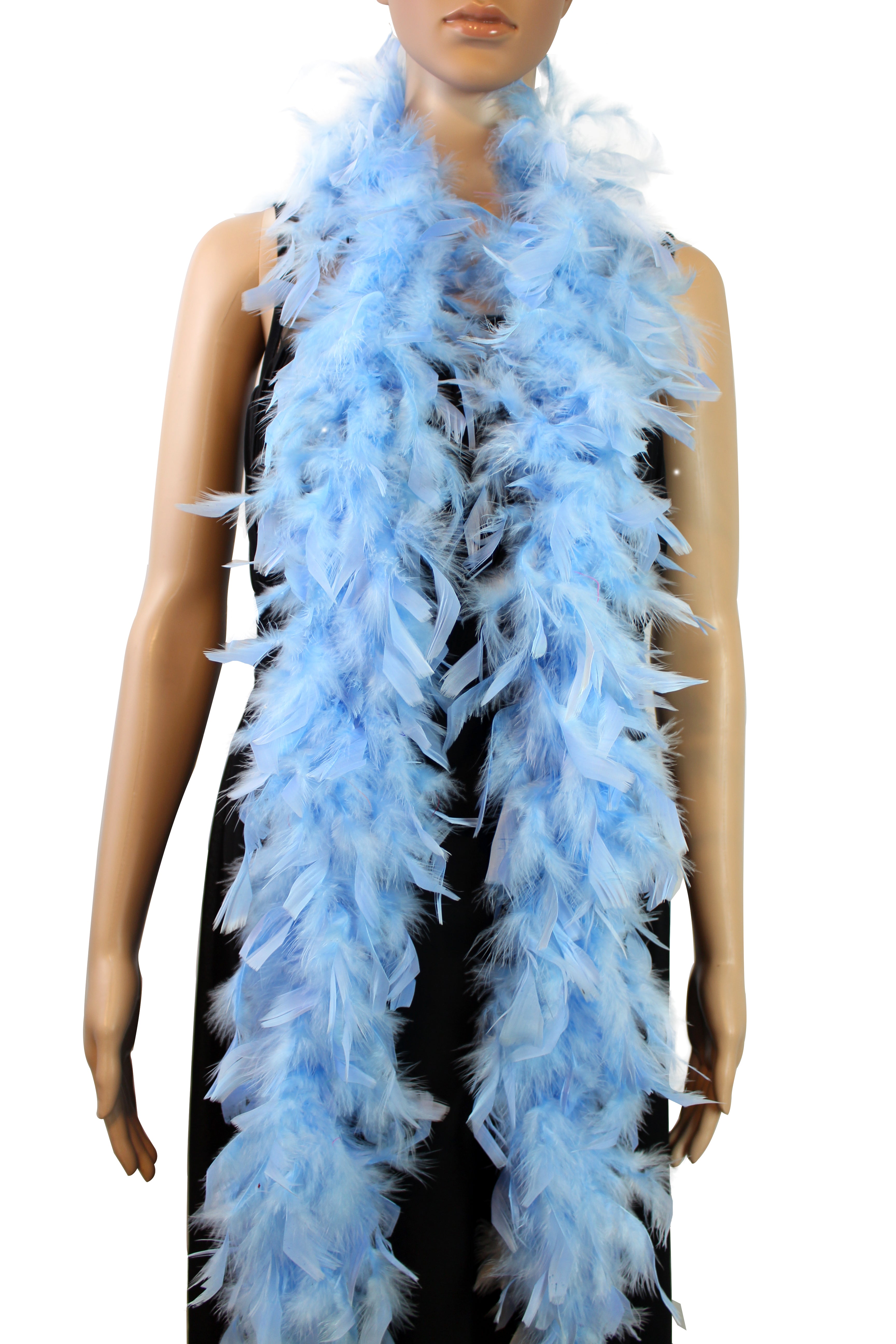 40 GRAM Chandelle Feather Boa: 2-Yard Party Costume Decoration