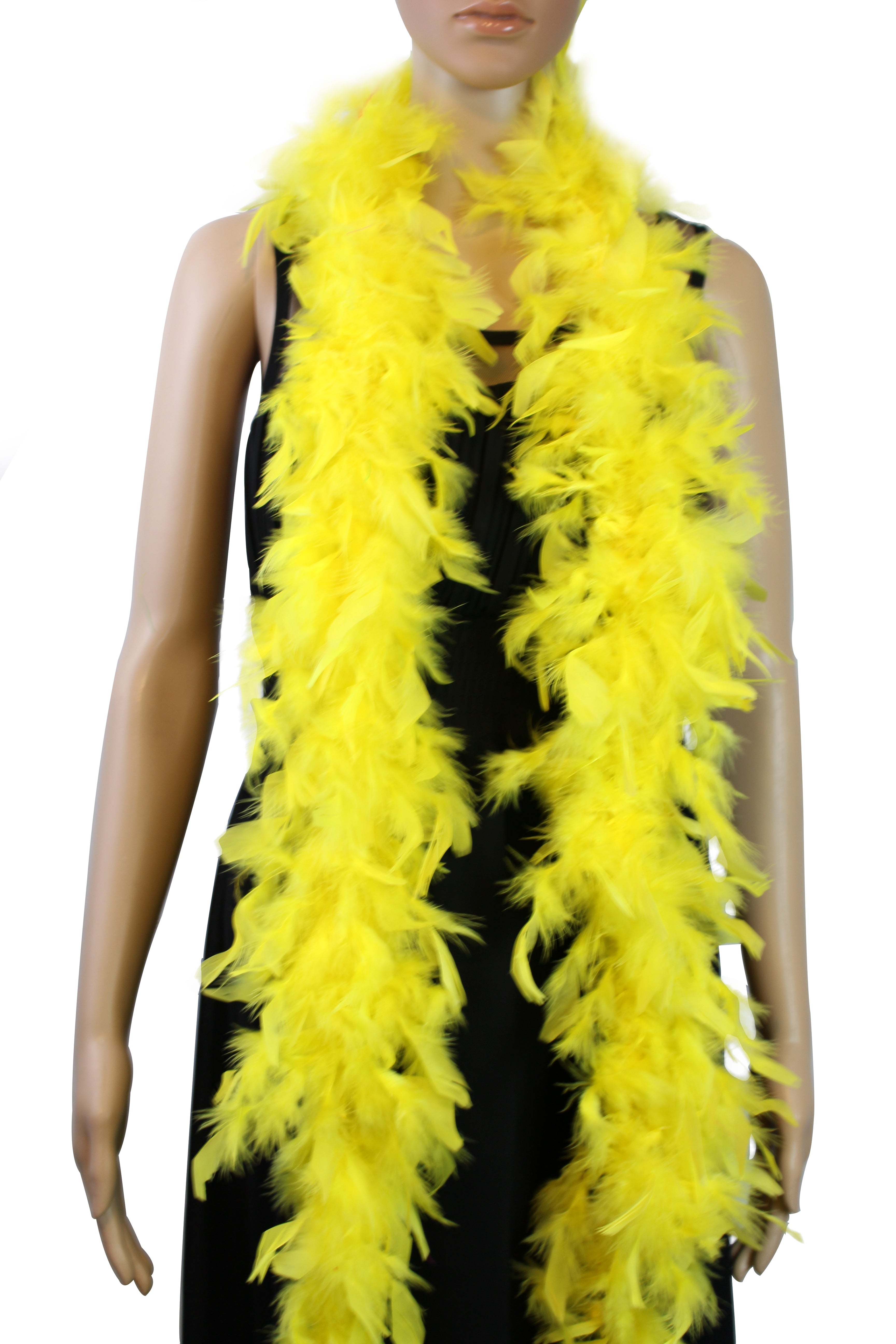 40 GRAM Chandelle Feather Boa: 2-Yard Party Costume Decoration
