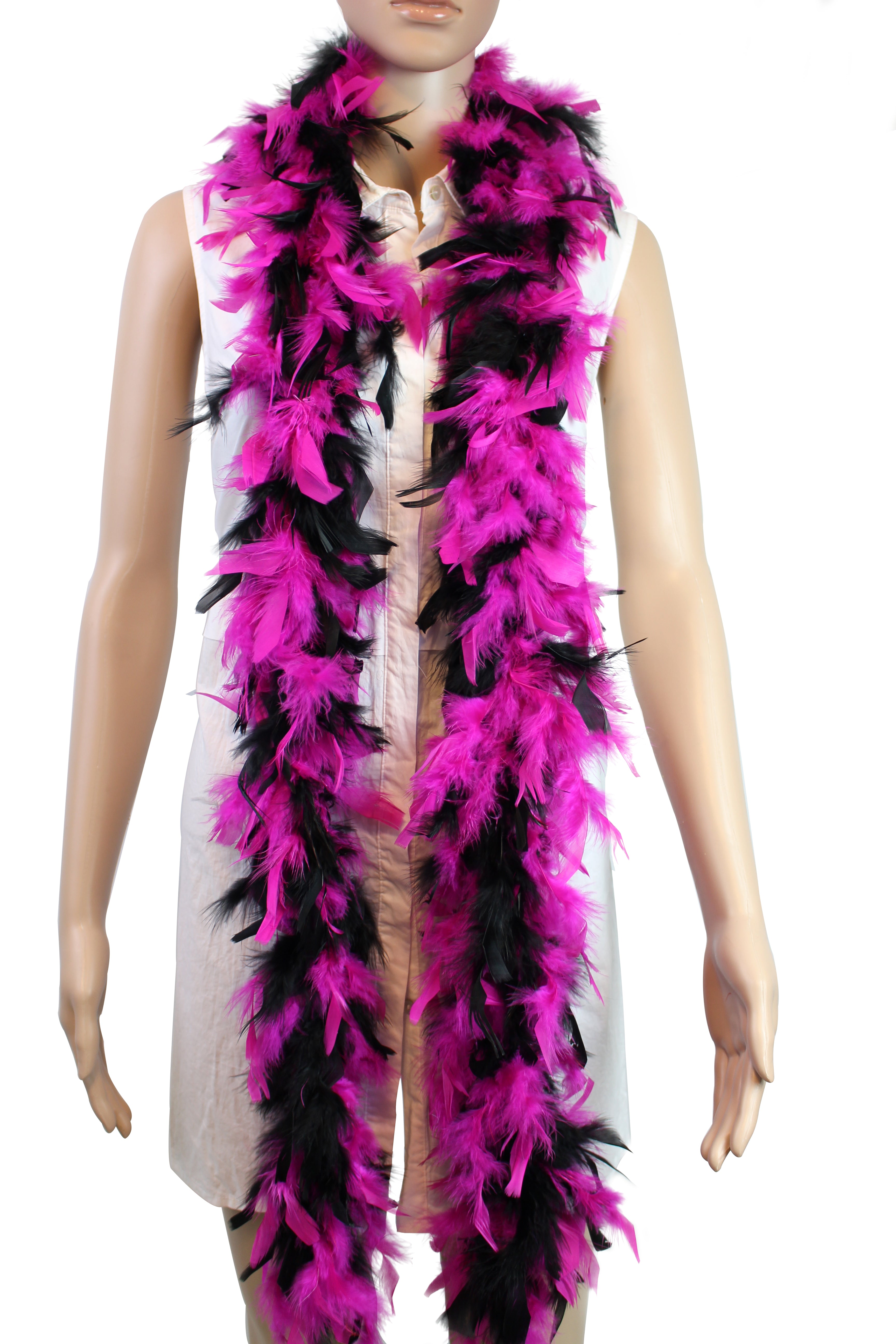 40 GRAM Chandelle Feather Boa: 2-Yard Party Costume Decoration