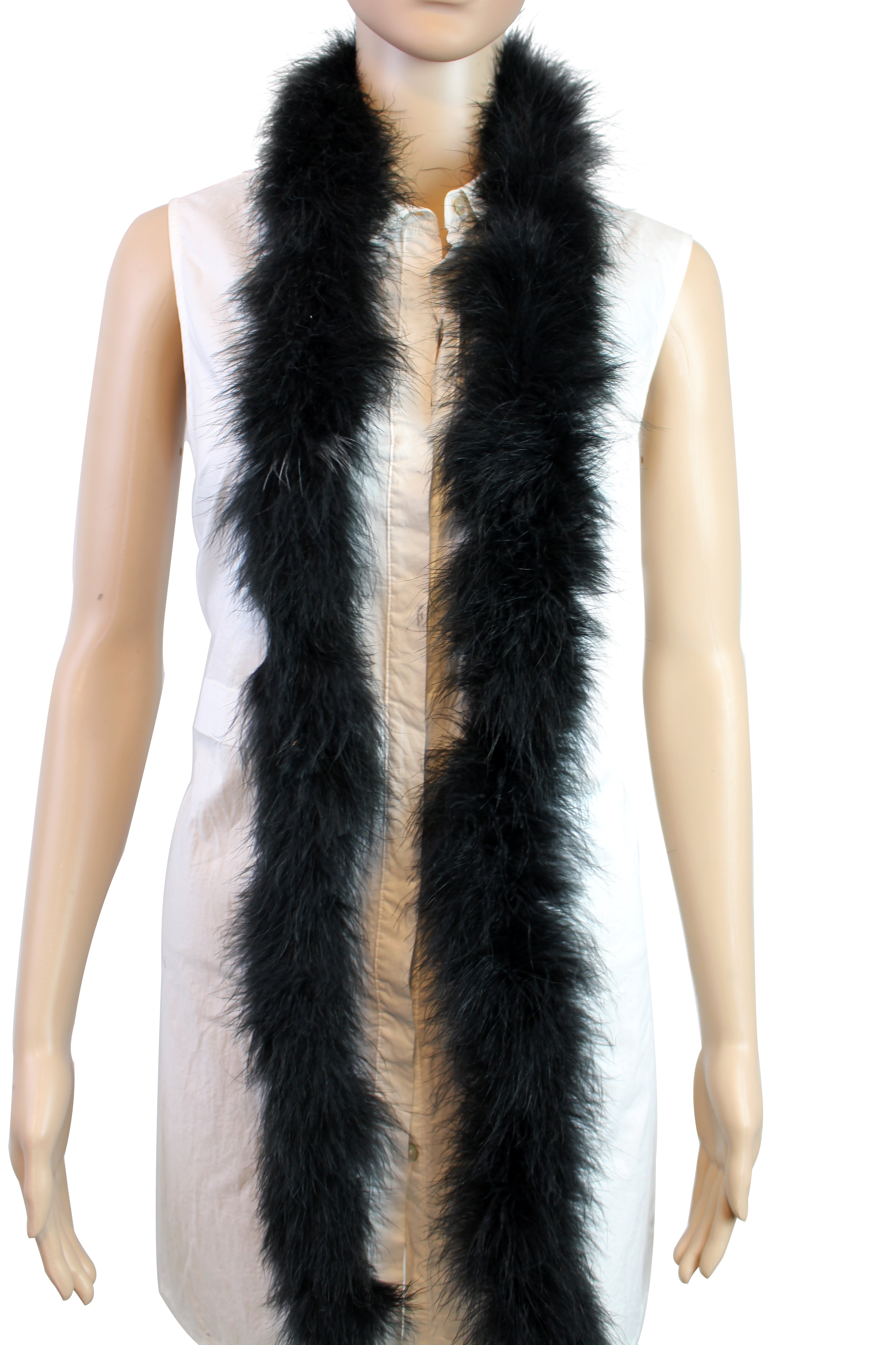 30 Gram Marabou Feather Boa: 2-Yard Crafting Costume Trim