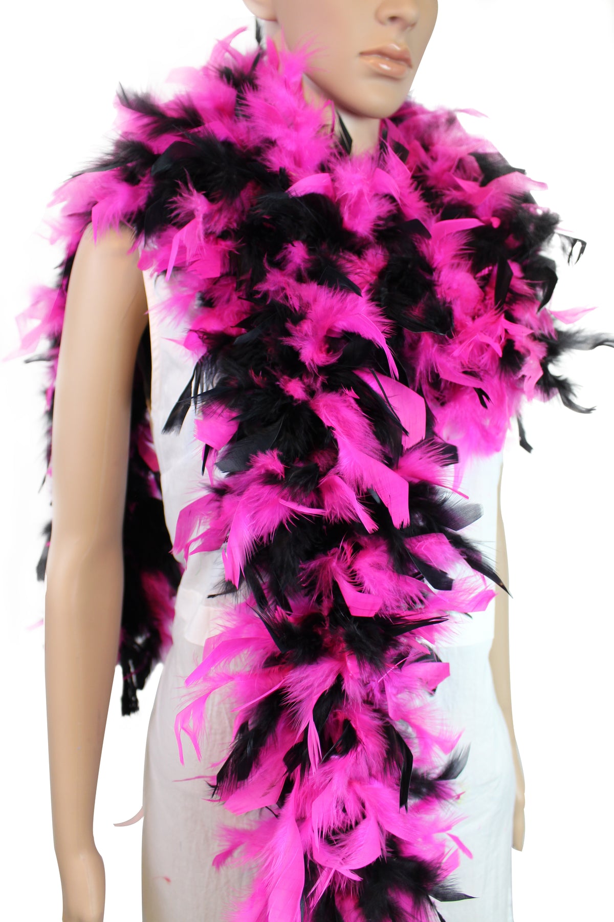 80 gram Chandelle Feather Boa: 2-Yard Handmade Trim for Party, Costume