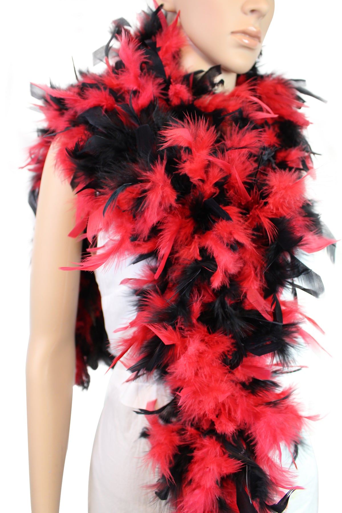 80 gram Chandelle Feather Boa: 2-Yard Handmade Trim for Party, Costume