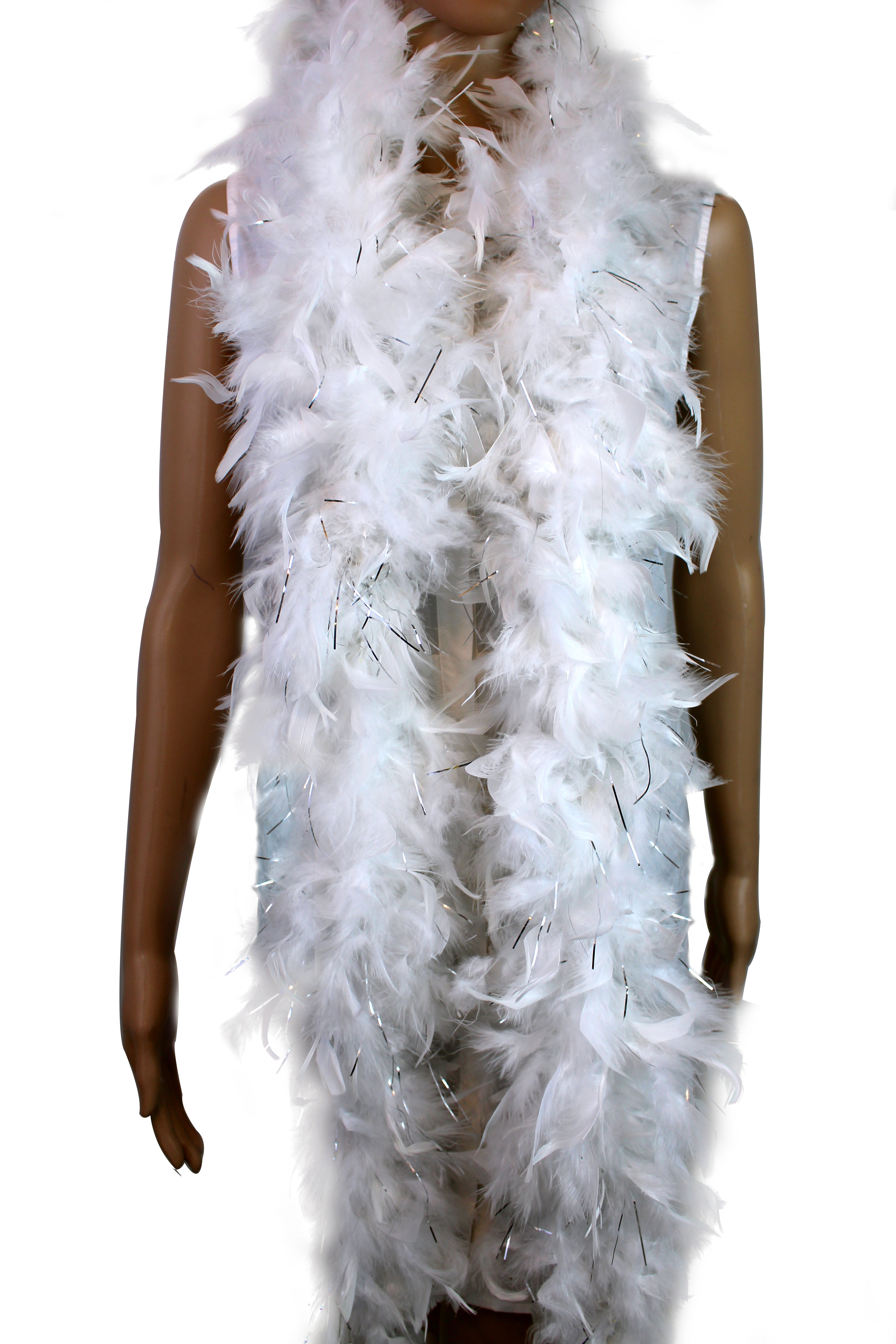 40 GRAM Chandelle Feather Boa: 2-Yard Party Costume Decoration