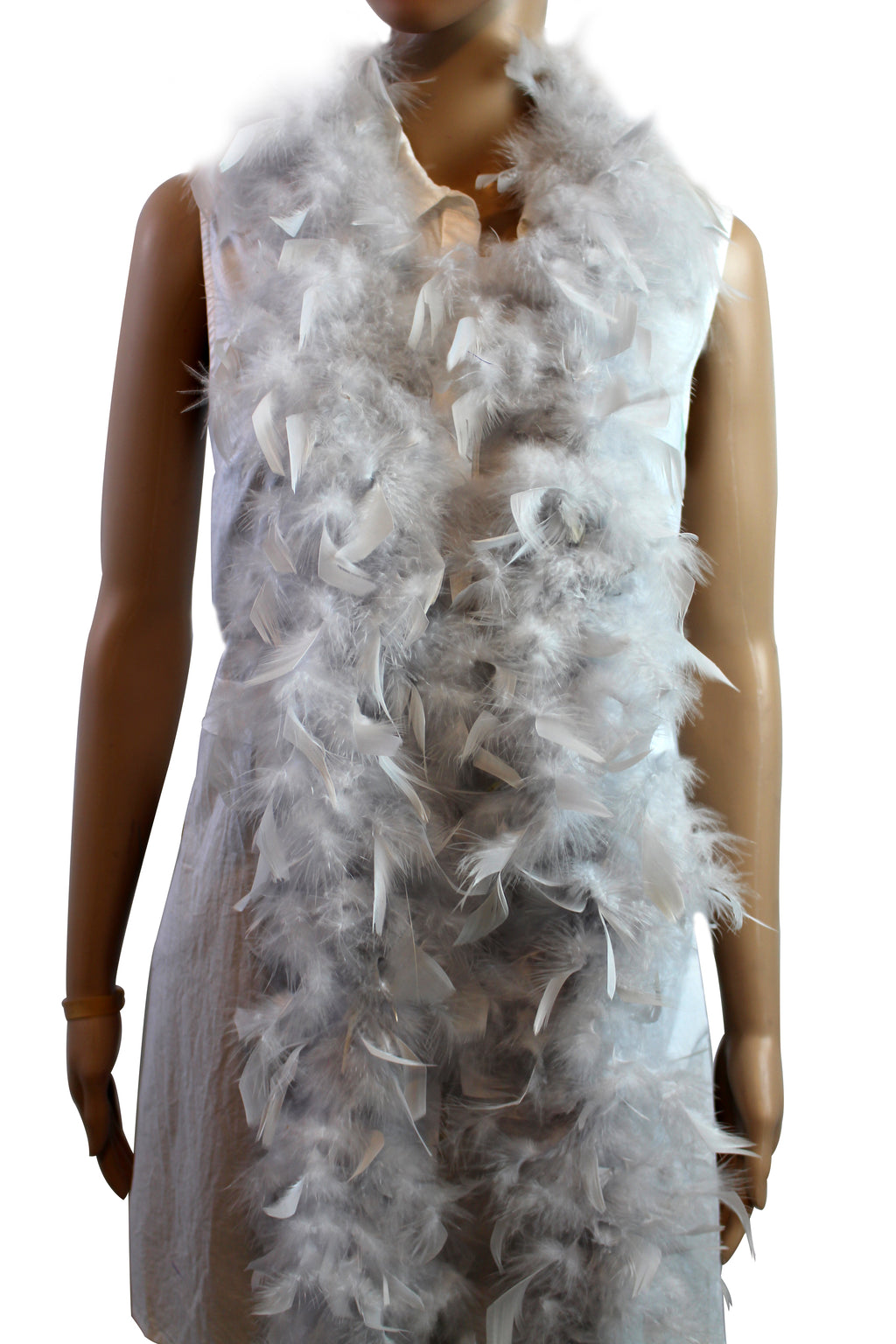 40 GRAM Chandelle Feather Boa: 2-Yard Party Costume Decoration