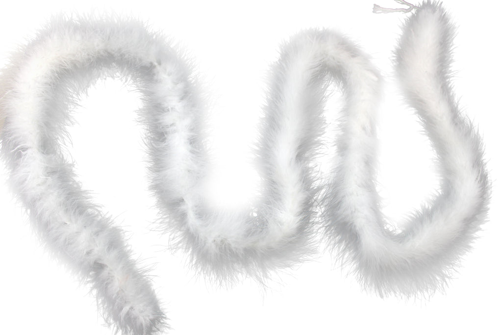 22 Gram Marabou Feather Boa: 2-Yard Crafting Costume Trim
