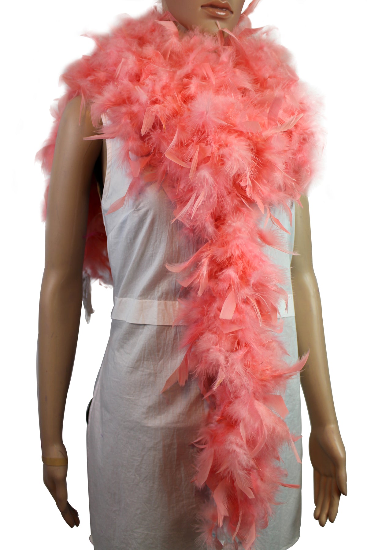 80 gram Chandelle Feather Boa: 2-Yard Handmade Trim for Party, Costume