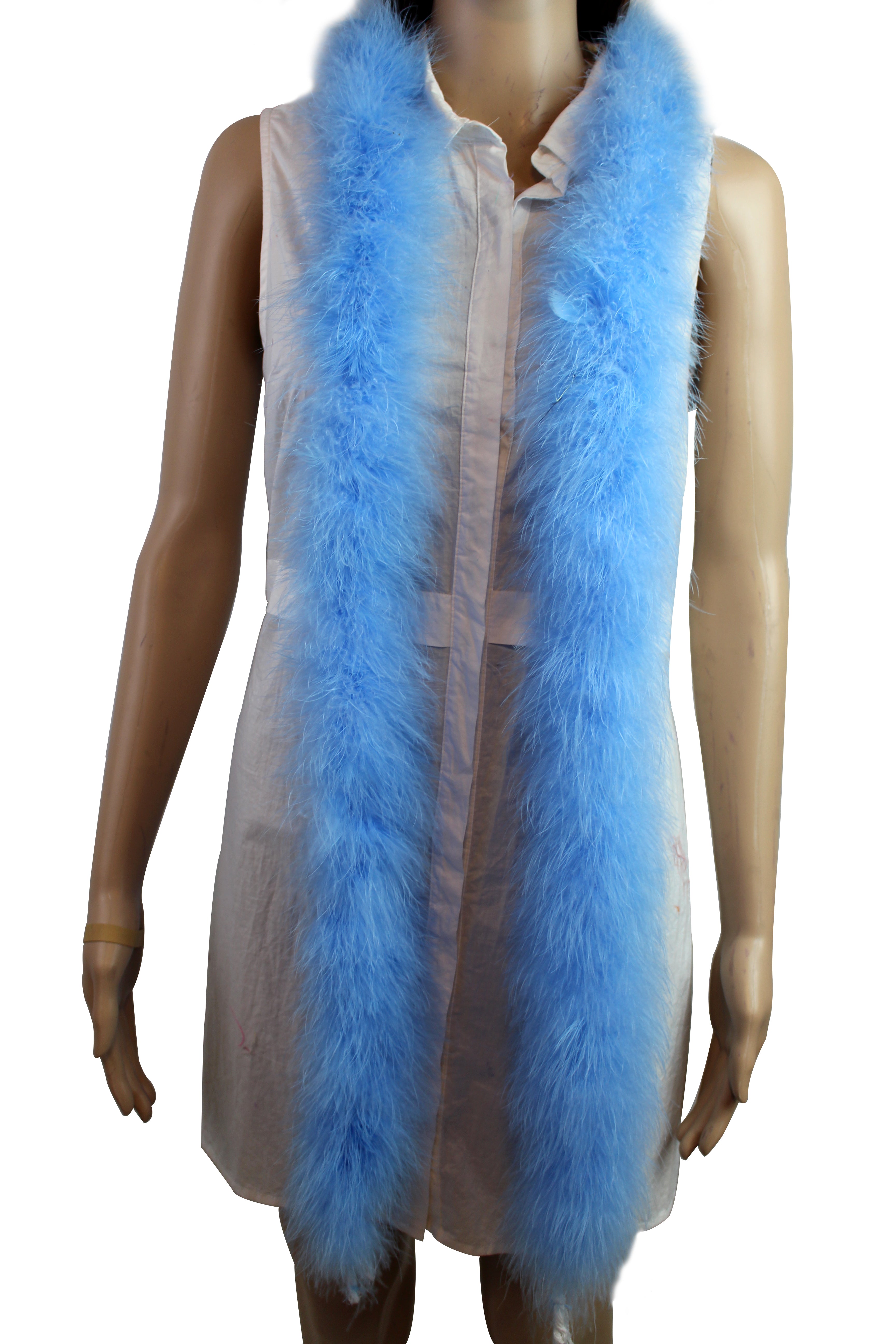 30 Gram Marabou Feather Boa: 2-Yard Crafting Costume Trim