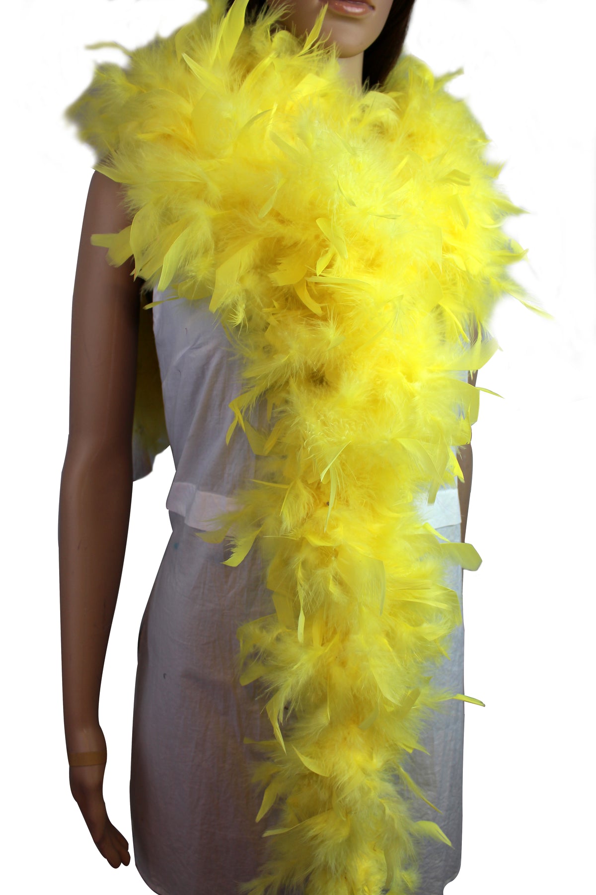 80 gram Chandelle Feather Boa: 2-Yard Handmade Trim for Party, Costume