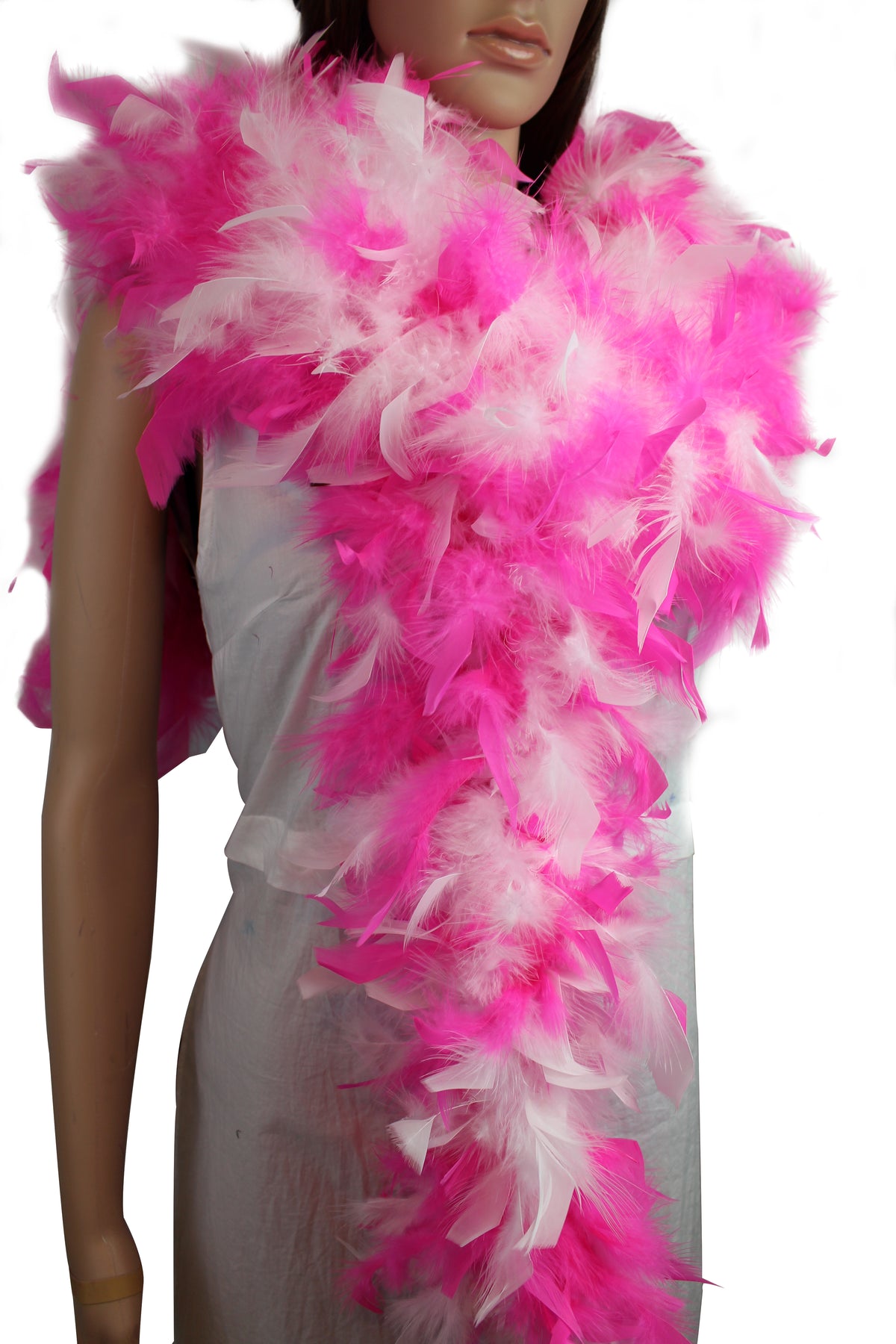 80 gram Chandelle Feather Boa: 2-Yard Handmade Trim for Party, Costume