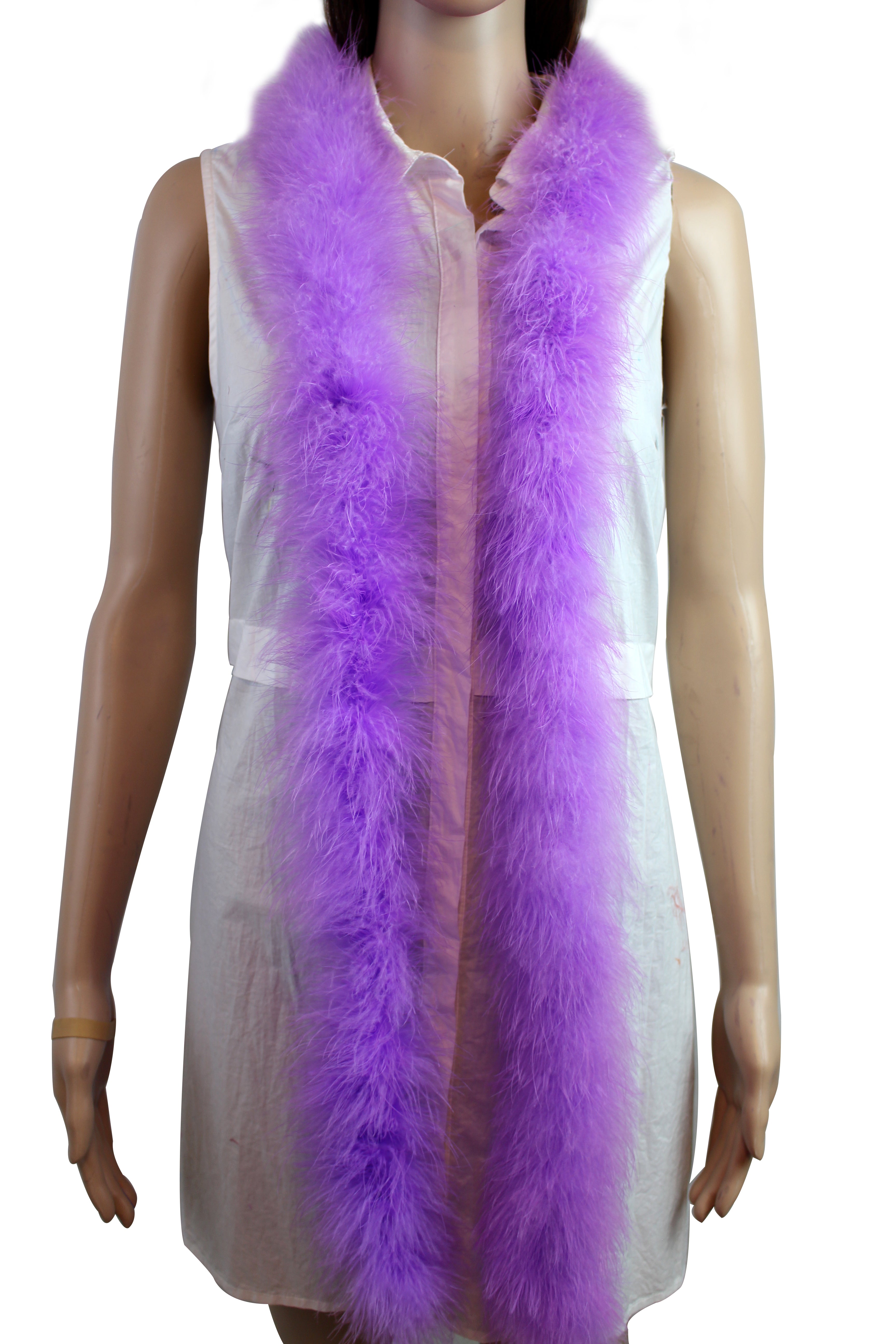 30 Gram Marabou Feather Boa: 2-Yard Crafting Costume Trim