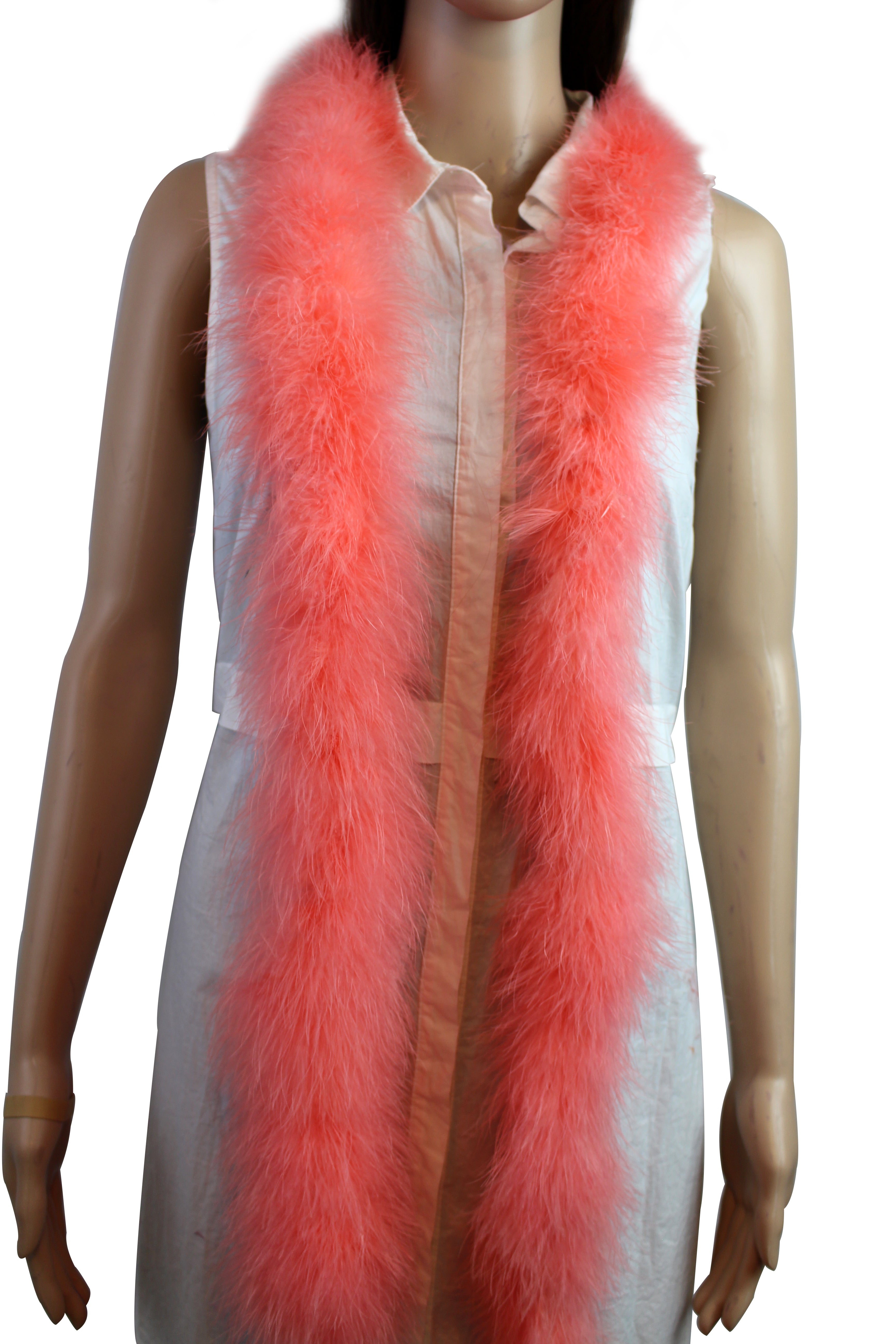 30 Gram Marabou Feather Boa: 2-Yard Crafting Costume Trim