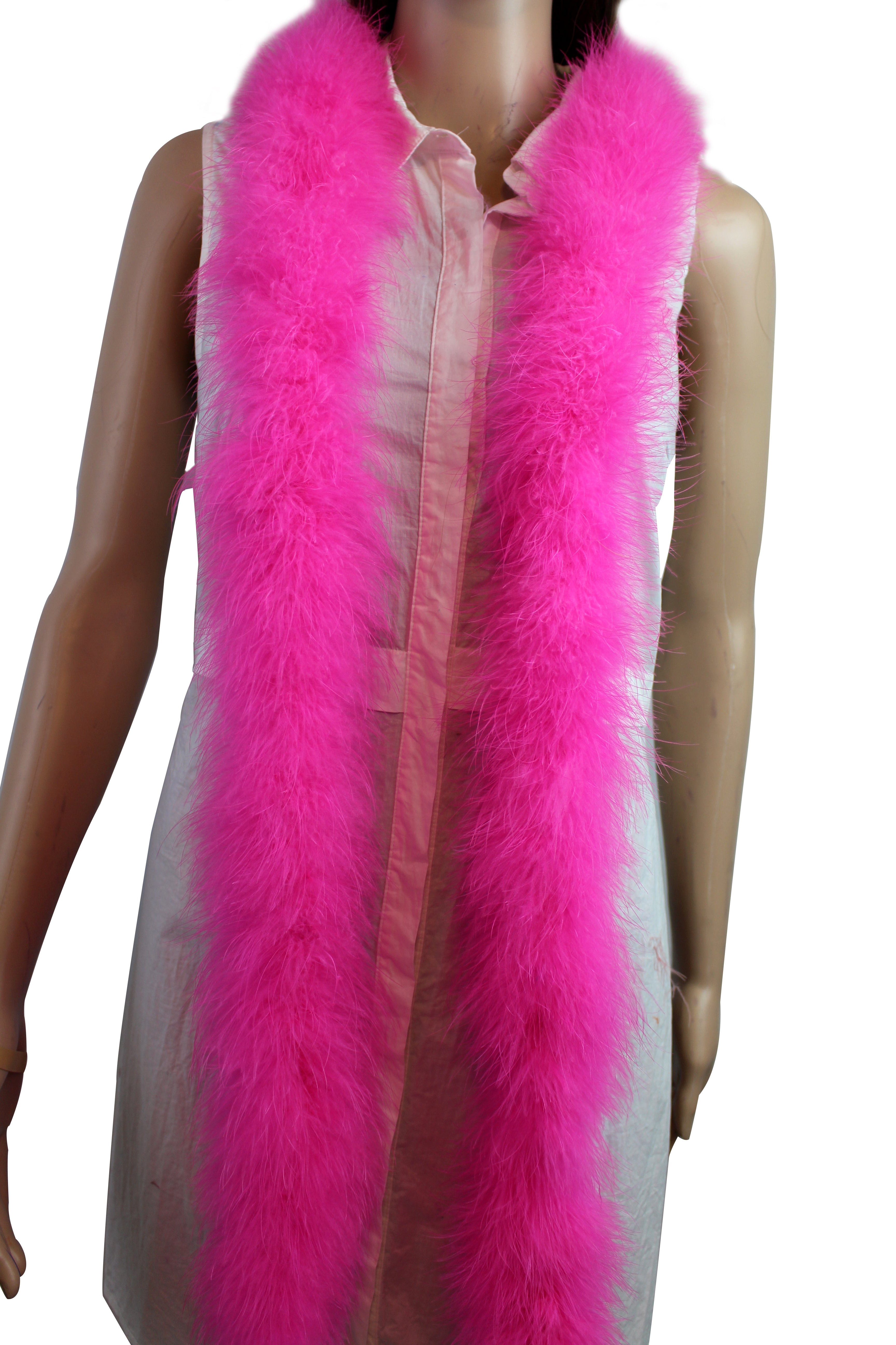 30 Gram Marabou Feather Boa: 2-Yard Crafting Costume Trim