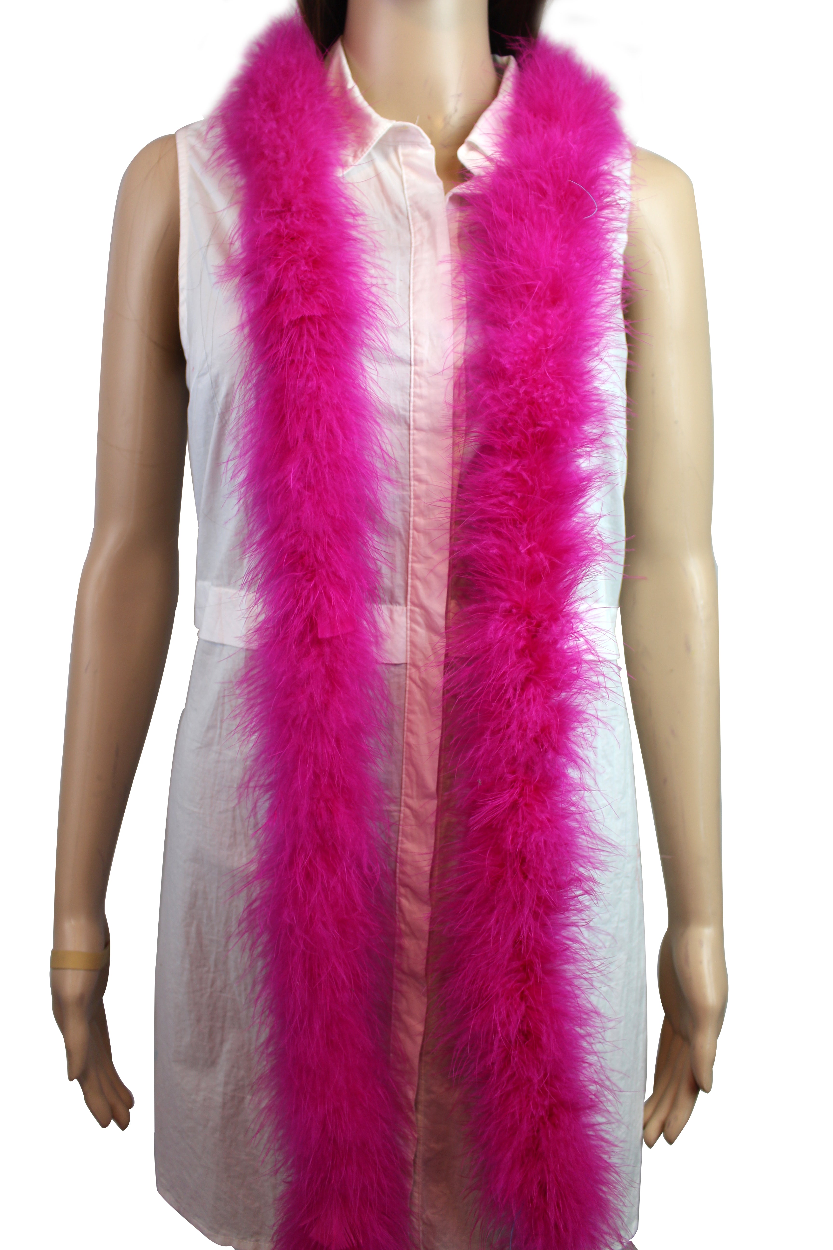 30 Gram Marabou Feather Boa: 2-Yard Crafting Costume Trim