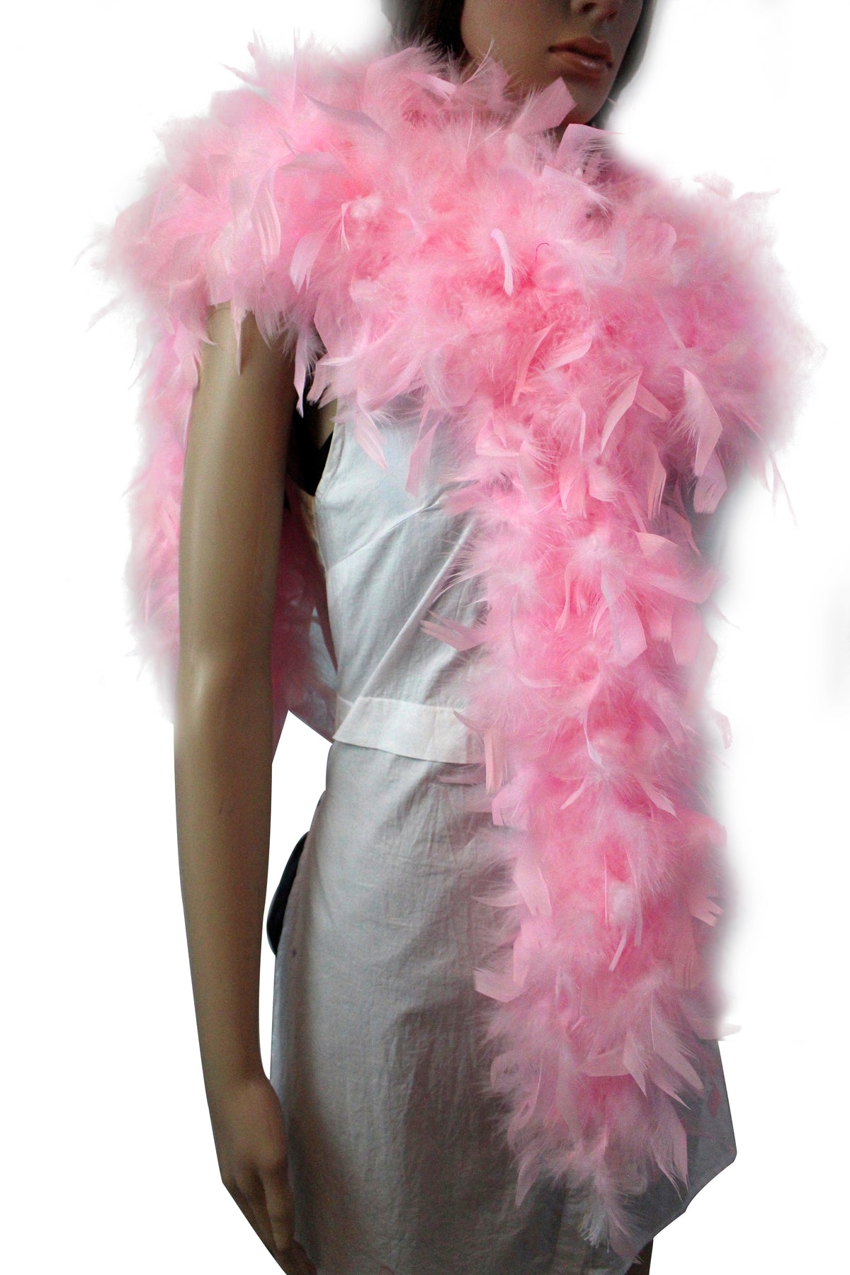 80 gram Chandelle Feather Boa: 2-Yard Handmade Trim for Party, Costume