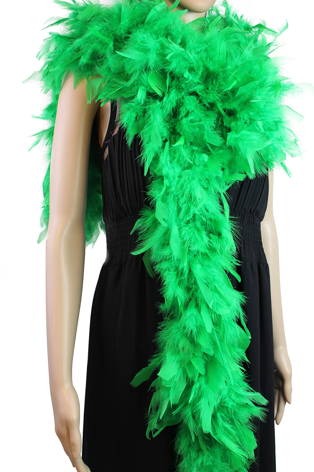 80 gram Chandelle Feather Boa: 2-Yard Handmade Trim for Party, Costume