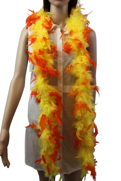 40 GRAM Chandelle Feather Boa: 2-Yard Party Costume Decoration