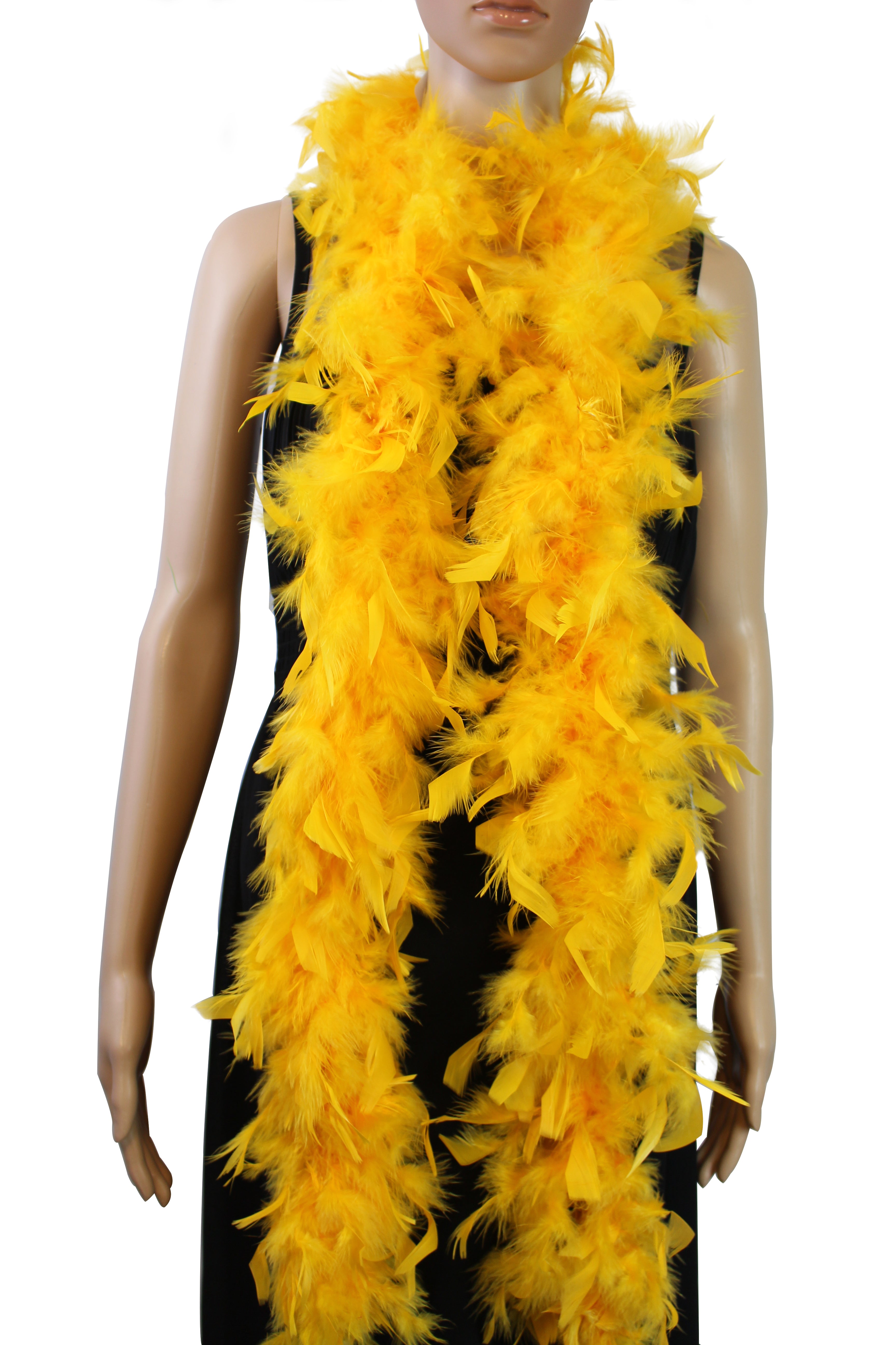 40 GRAM Chandelle Feather Boa: 2-Yard Party Costume Decoration