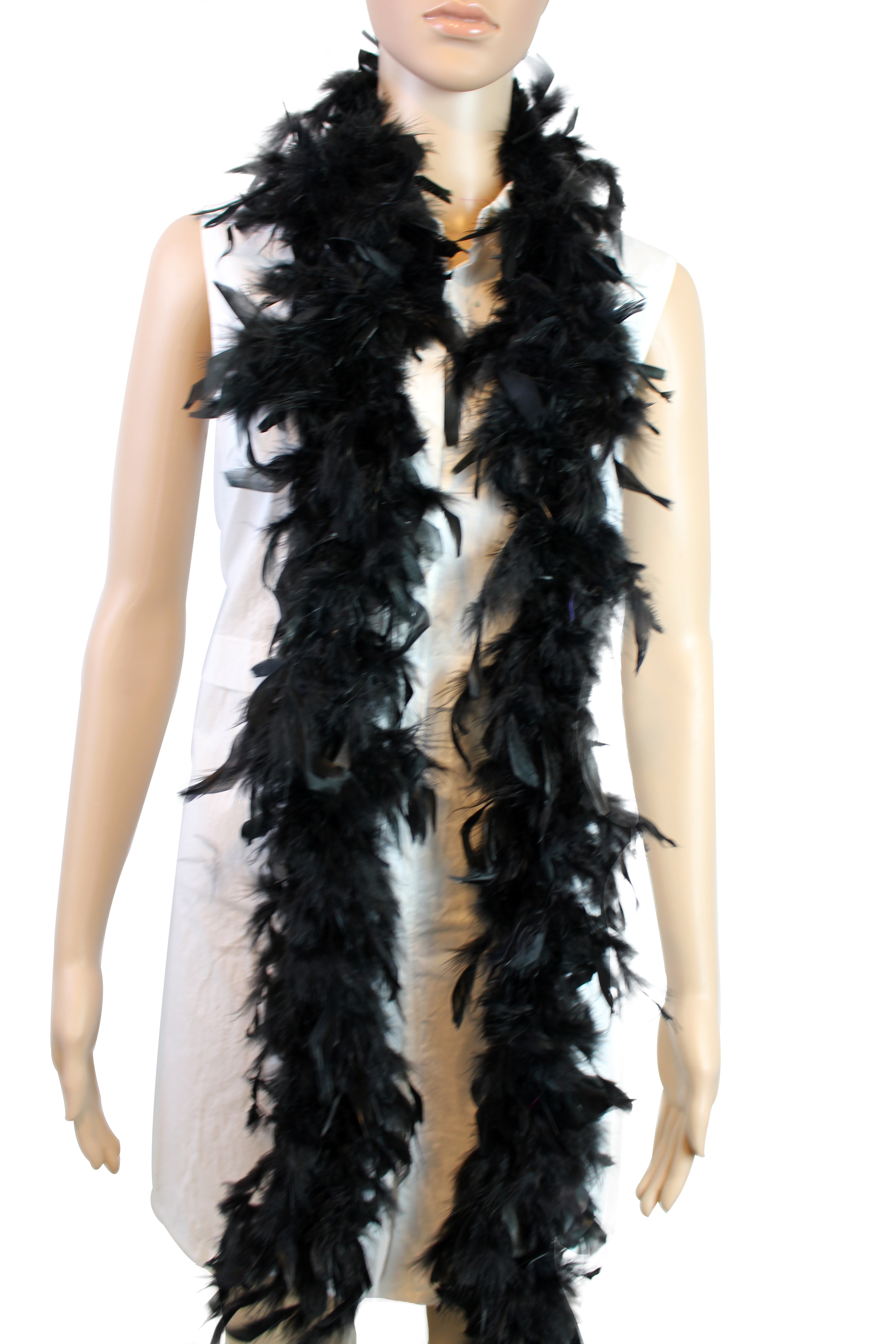 40 GRAM Chandelle Feather Boa: 2-Yard Party Costume Decoration