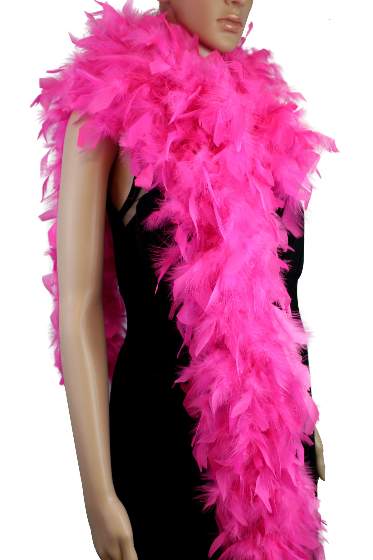 80 gram Chandelle Feather Boa: 2-Yard Handmade Trim for Party, Costume