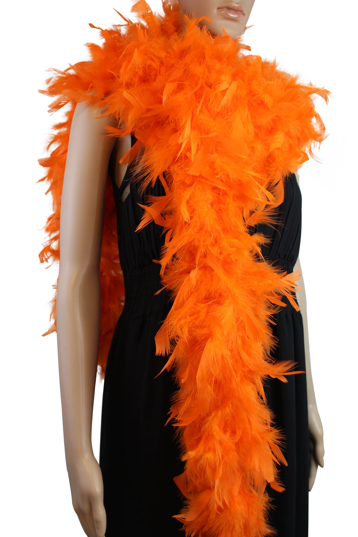 80 gram Chandelle Feather Boa: 2-Yard Handmade Trim for Party, Costume
